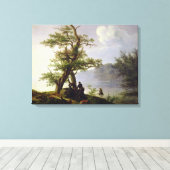 狩り水鳥, 1828 キャンバスプリント (インサイチュ (ウッドフロア))