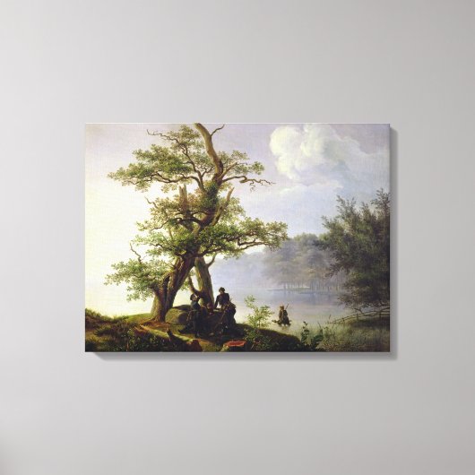 狩り水鳥, 1828 キャンバスプリント (正面)