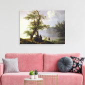 狩り水鳥, 1828 キャンバスプリント (インサイチュ (リビング))