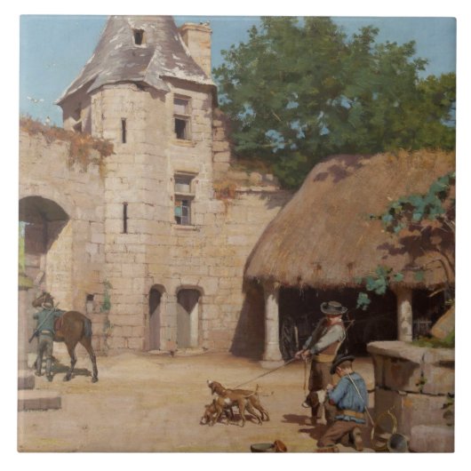 狩り準備（中世シーン） タイル (正面)