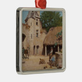 狩り準備（中世シーン） メタルオーナメント (右)