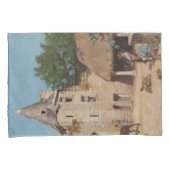 狩り準備（中世シーン） 枕カバー (正面右)