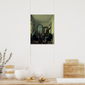 狩り準備， 1836 ポスター (キッチン)