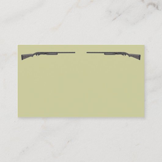 狩り犬とキジの名刺バージョン2 名刺 (裏面)