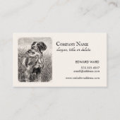 狩り犬とキジ 名刺 (正面)