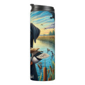 狩り犬とマラードダック タンブラー (回転右)