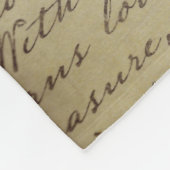 狩り犬の上のプレイド フリースブランケット (角)