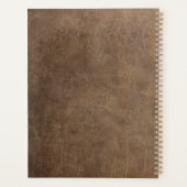 狩り犬の上のプレイド プランナー手帳 (裏面)