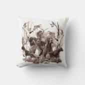 狩り犬，ガンドッグ，狩りシーズン クッション (正面)