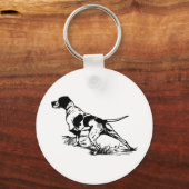 狩り犬 キーホルダー (正面)