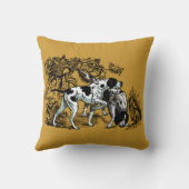 狩り犬 クッション (裏面)