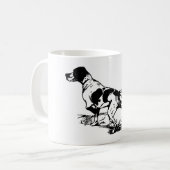 狩り犬 コーヒーマグカップ (正面左)