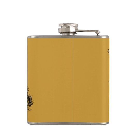 狩り犬 フラスク (裏面)