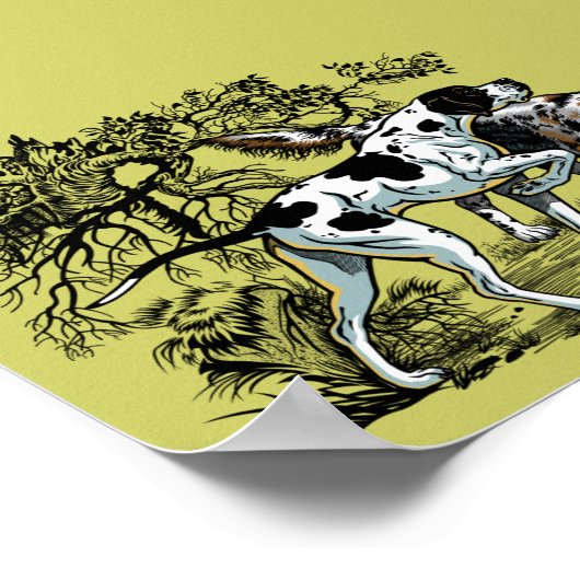 狩り犬 ポスター (角)