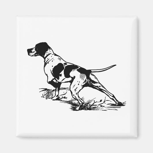 狩り犬 マグネット (正面)