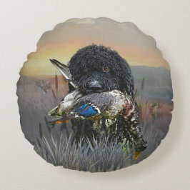 狩り犬 ラウンドクッション