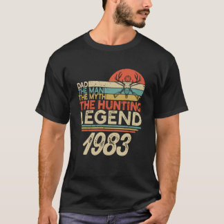 狩り神話レジェンドマン生まれパパ1983年ヴィンタ Tシャツ