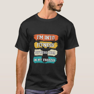 狩り私は私の自由の中でフィットネスフィットネスディアーに Tシャツ