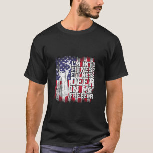 狩り私は私の自由の中でフィットネスフィットネスディアーに Tシャツ