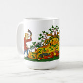 狩り私達は行きます コーヒーマグカップ (正面左)