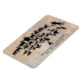 狩り素晴らしペトログリフパネル マグネット (左側)