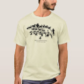 狩り素晴らしペトログリフパネル Tシャツ (正面)