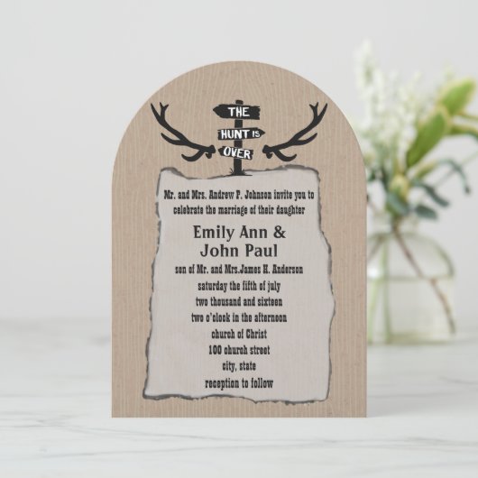 狩り素朴はクラフトに結婚展示されている 招待状 (スタンド正面)