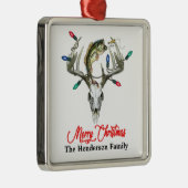 狩り素朴魚釣り メタルオーナメント (右)