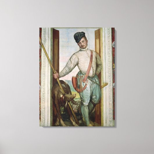 狩り衣装の自画像, 1562 キャンバスプリント (正面)