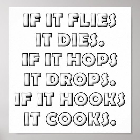 狩り詩おもしろい狩り ポスター (正面)