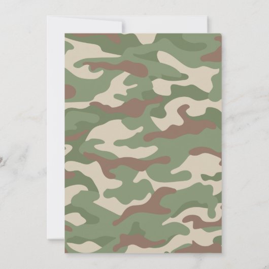 狩り誕生日招待状 招待状 (裏面)