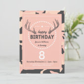 狩り誕生日招待状 招待状 (スタンド正面)