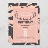 狩り誕生日招待状 招待状 (正面/裏面)