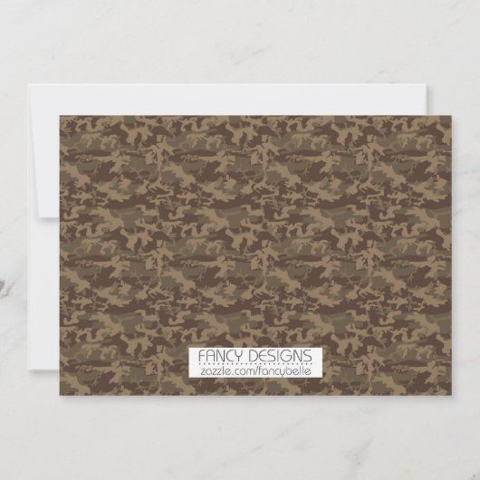 狩り誕生日 招待状 (裏面)