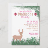 狩り誕生日 招待状 (正面)