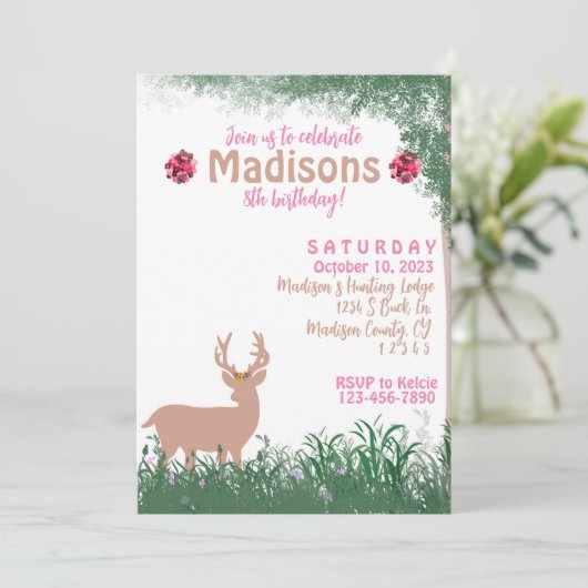 狩り誕生日 招待状 (スタンド正面)