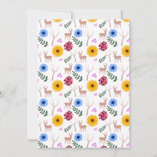 狩り誕生日 招待状 (裏面)