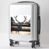 狩り販売会社車両広告物 シール (スーツケース)