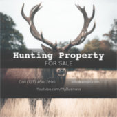 狩り販売会社車両広告物 シール (正面)