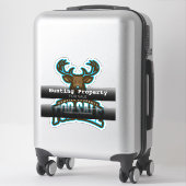 狩り販売会社車両広告物 シール (スーツケース)