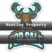 狩り販売会社車両広告物 シール (正面)