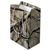 狩り迷彩パターン5 ミディアムペーパーバッグ (裏面アングル)