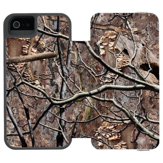 狩り迷彩パターン8 INCIPIO iPhoneウォレットケース (フォリオ Open)