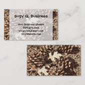 狩り迷彩柄カモフラージュ贈り物ハンター 名刺 (正面/裏面)