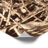 狩り迷彩柄ハンター向けカモフラージギフト ポスター (角)