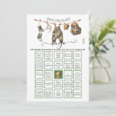 狩り迷彩柄リトルハンターゲストビンゴを見つける 招待状 (スタンド正面)