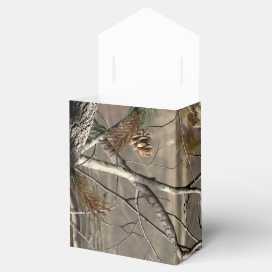 狩り迷彩柄結婚式の引き出物の天幕 フェイバーボックス (オープン)
