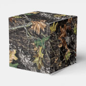 狩り迷彩柄結婚式の引き出物ボックス フェイバーボックス (裏面サイド)