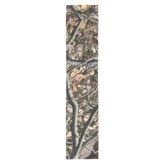 狩り迷彩柄9 ショートテーブルランナー (正面)