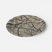 狩り迷彩模様5 ペーパープレート (アングル)